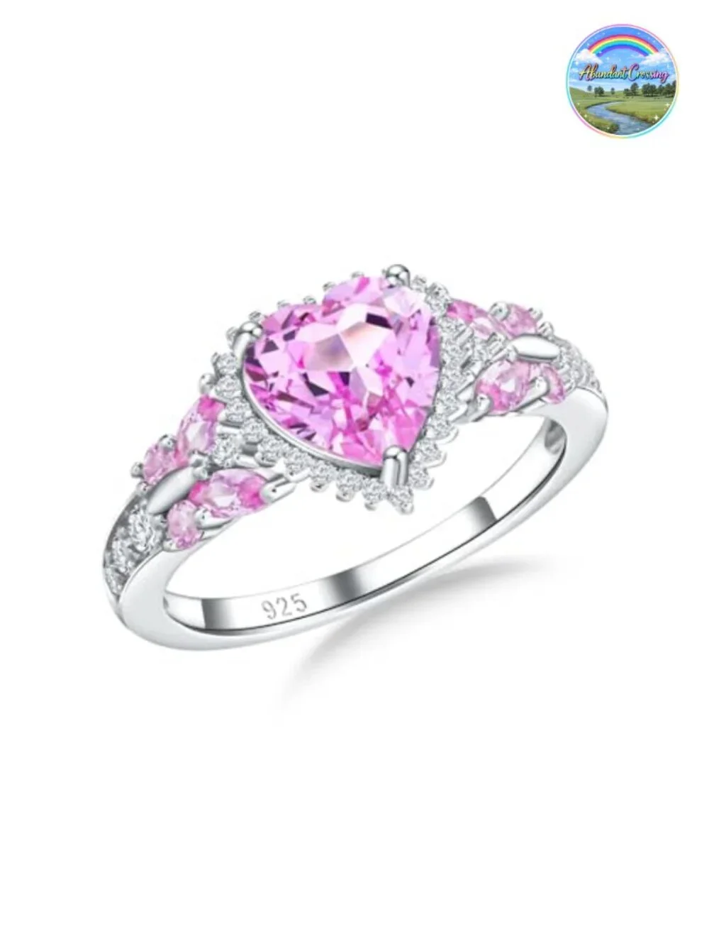 Sterling Silver Butterfly Birthstone Ring Size 6-10